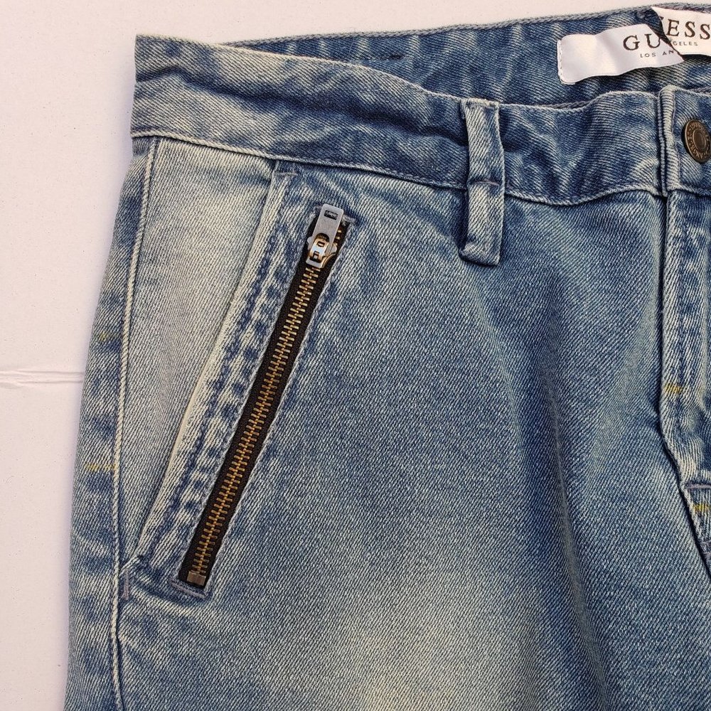 New GUESS Men's Slim Tapered Zip Cargo Jeans sz 32 - Picture 5 of 9